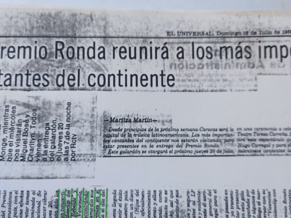 NOCHE DE RONDA
